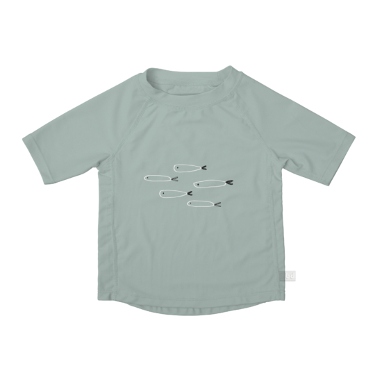 Camiseta Protecci��n Solar Fish Verde 12-24 meses Bimbidreams